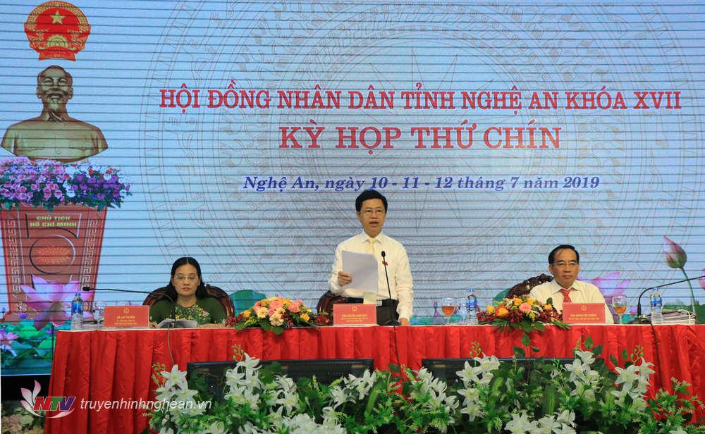 PG88 go Bắn cá HĐND tỉnh Nguyễn Xuân Sơn điều hành nội dung công tác nhân sự thuộc thẩm quyền tại kỳ họp. 