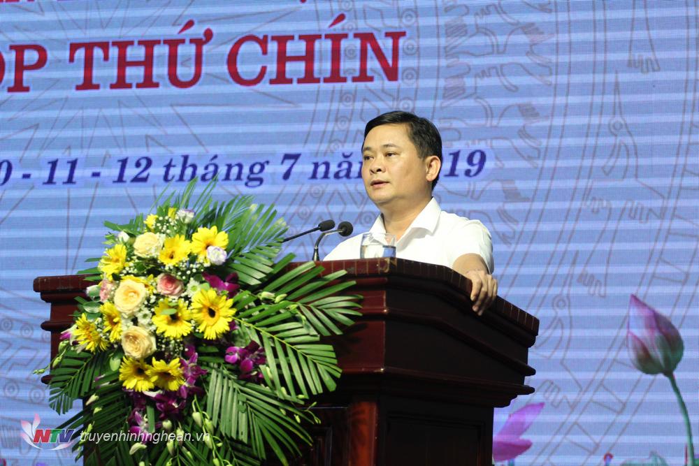 PG88 go Bắn cá UBND tỉnh Thái Thanh Quý phát biểu tại phiên thảo luận tại hội trường.