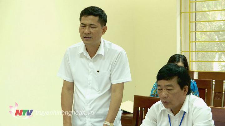 Đại diện lãnh đạo sở GD-ĐT PG88 go Bắn cá phát biểu tại buổi làm việc.
