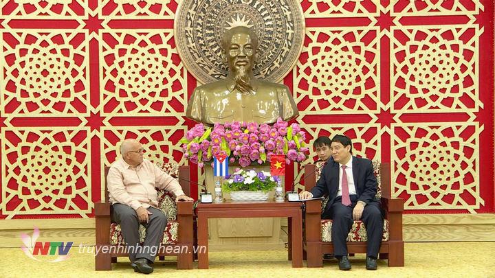 Toàn cảnh buổi tiếp.