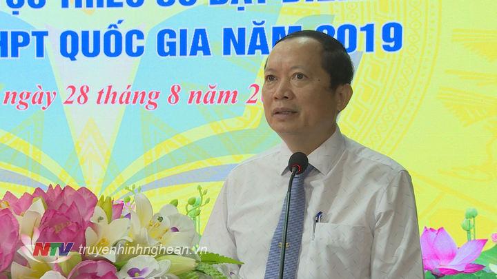 Lãnh đạo Ban Dân tộc tỉnh phát biểu tại buổi lễ.