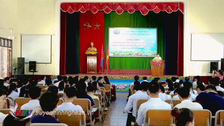 Toàn cảnh buổi lễ.