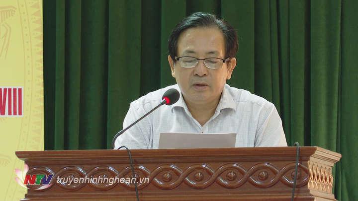 Đại diện Hội Nhà báo tỉnh PG88 go Bắn cá phát biểu ý kiến tại hội nghị.