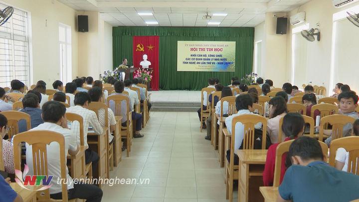 Toàn cảnh hội thi.