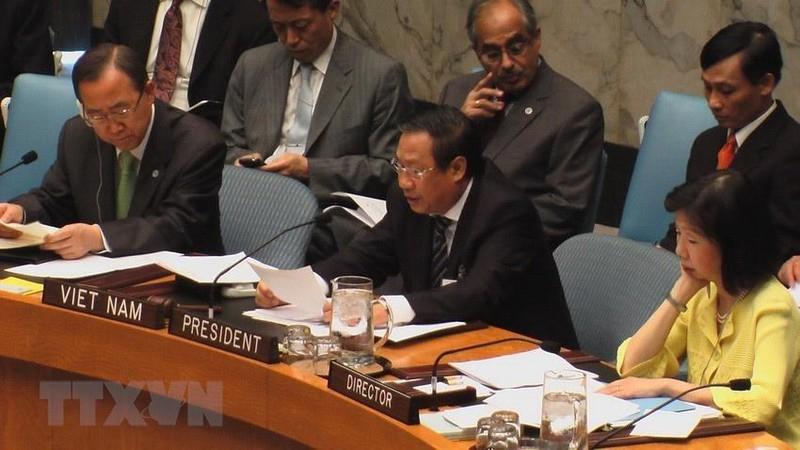 PG88 go Bắn cá nước Nguyễn Minh Triết gặp Tổng thư ký Liên hợp quốc Ban Ki-moon trong chuyến tham dự Khóa họp 64 PG88 go Nạp Rút Tiền đồng Liên hợp quốc tại New York (Mỹ) từ 23-26/92009. (Ảnh: Nguyễn Khang/TTXVN)