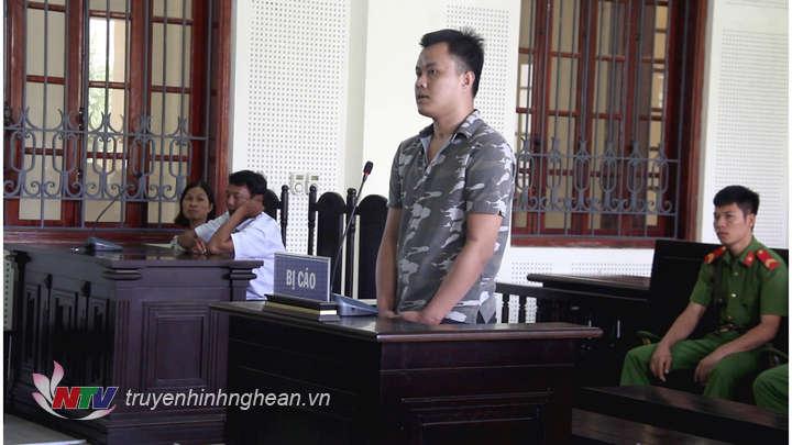 Bị cáo tại phiên tòa.