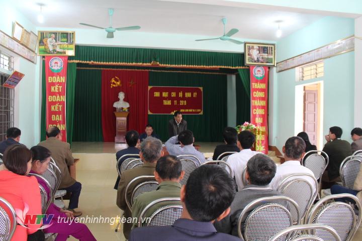 Toàn cảnh buổi sinh hoạt.