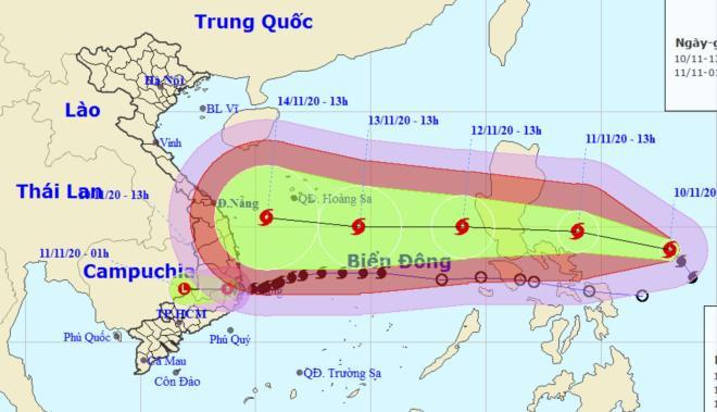  Bão số 12 suy yếu thành áp thấp nhiệt đới, bão số 13 tiến gần Biển Đông.