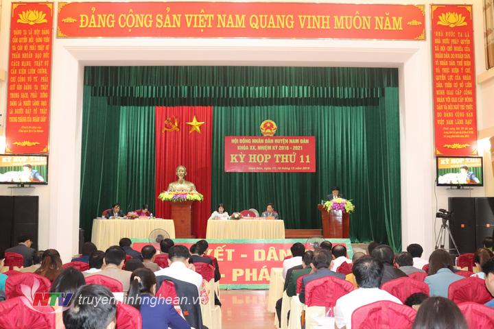 Toàn cảnh kỳ họp.