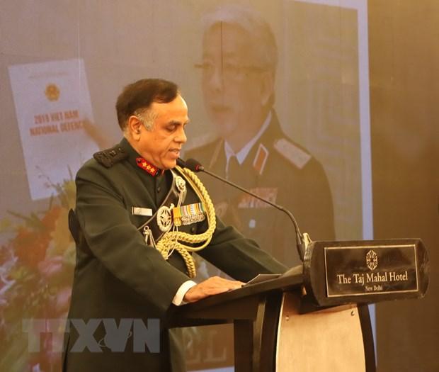 Giám đốc Cơ quan tình báo quốc phòng Ấn Độ, Trung tướng Amarjeet Singh Bedi phát biểu tại buổi lễ