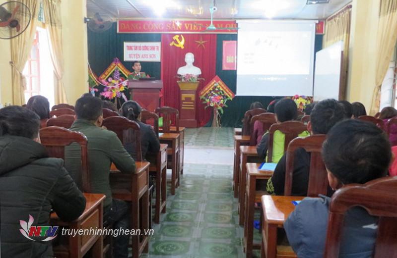 Toàn cảnh buổi tập huấn.