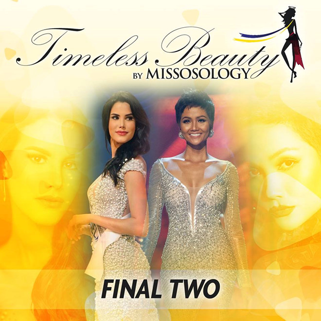 Top 2 xuất sắc nhất của giải thưởng Timeless Beauty 2018. Ảnh: Missosology.