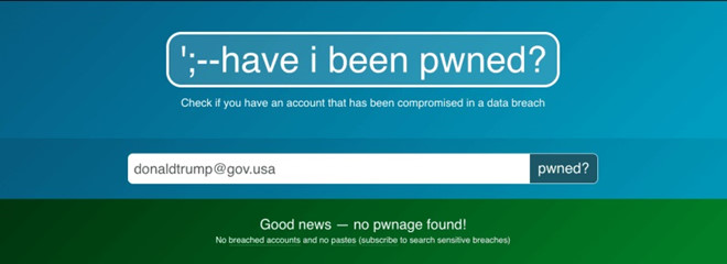 Có thể kiểm tra email có bị rò rỉ hay không qua công cụ HaveIBeenPwned.