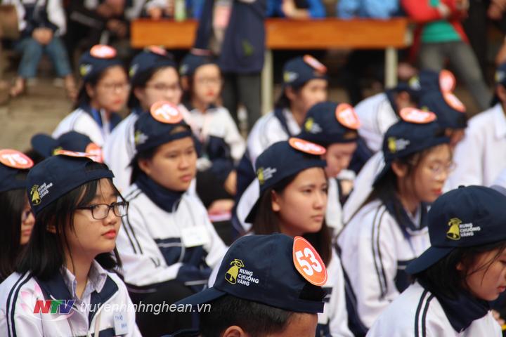 Tham gia gameshow là 100 thí sinh xuất sắc nhất của khối 10.
