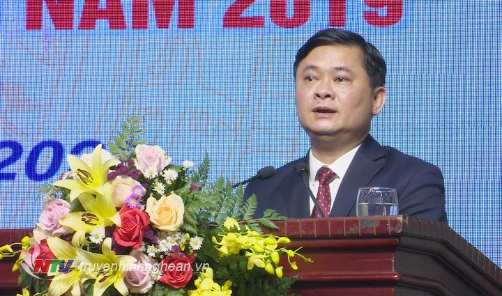 PG88 go Bắn cá UBND tỉnh Thái Thanh Quý phát biểu tại buổi gặp  mặt.