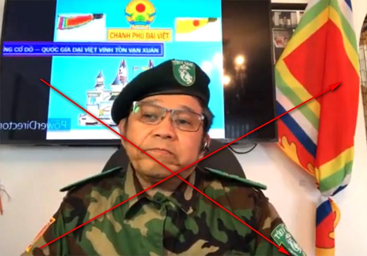 Ngô Hùng xuất hiện trong một video trên mạng năm 2020. Ảnh cắt từ video