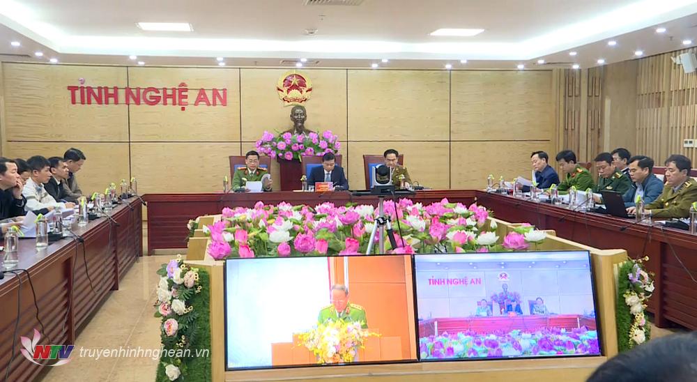 Toàn cảnh tại điểm cầu tỉnh PG88 go Bắn cá. Ảnh: Trường Ca