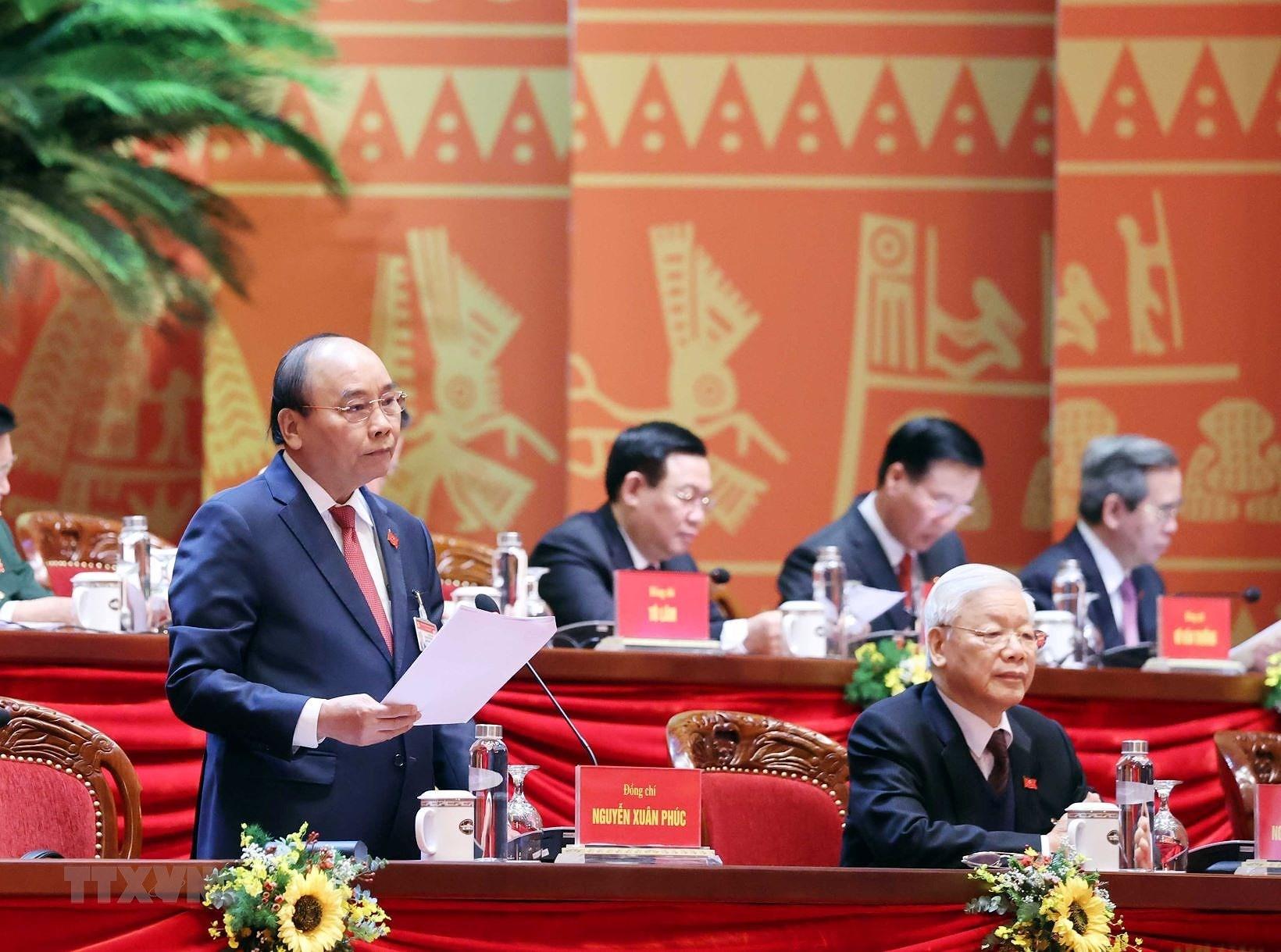 Đồng chí Nguyễn Xuân Phúc, Ủy viên Bộ Chính trị, Thủ tướng Chính phủ thay mặt Đoàn PG88 go Bắn cá điều hành PG88 go Nạp Rút Tiền. Ảnh: TTXVN