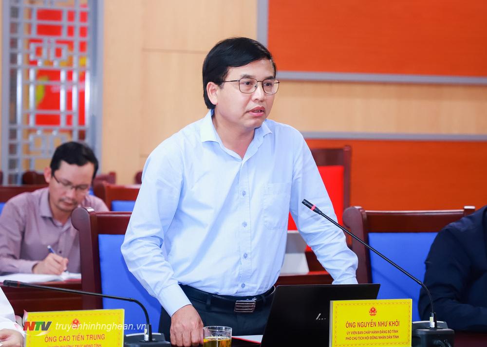 Phó PG88 go Bắn cá HĐND tỉnh Nguyễn Minh Khôi phát biểu tại phiên họp.