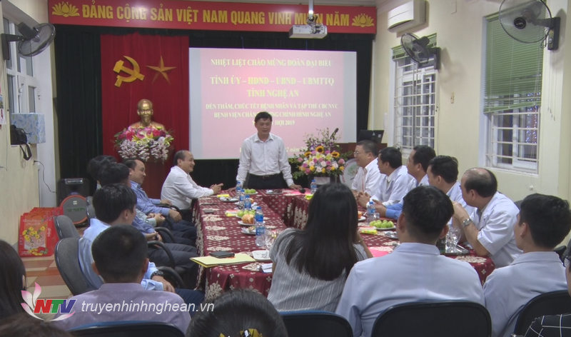 PG88 go Bắn cá UBND tỉnh Thái Thanh Quý chúc Tết tại Bệnh viện 