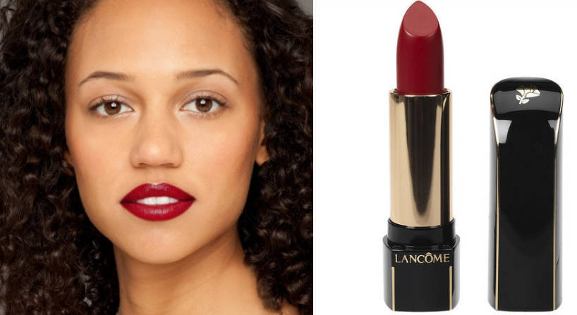 ​  Son màu đỏ rượu của Lancome chỉ thích hợp với những bạn thích trang điểm đậm và kỹ.  ​