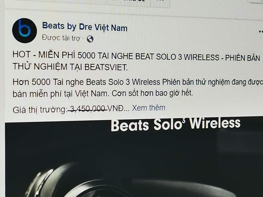 Facebook cho chạy quảng cáo lừa đảo đến hàng chục nghìn người dùng.