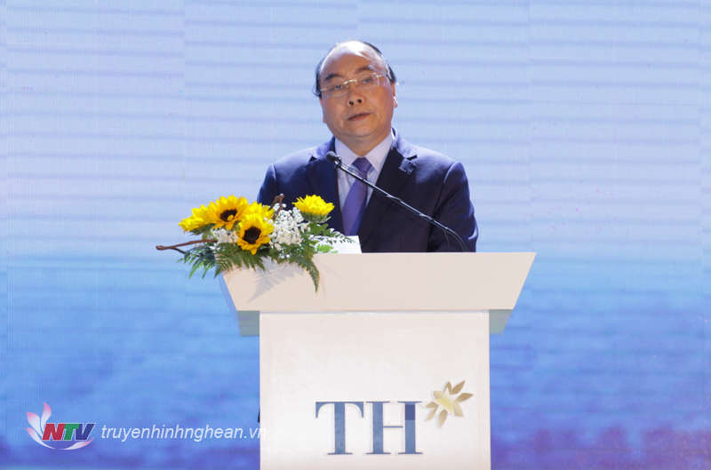 Thủ tướng Chính phủ Nguyễn Xuân Phúc phát biểu tại buổi lễ.