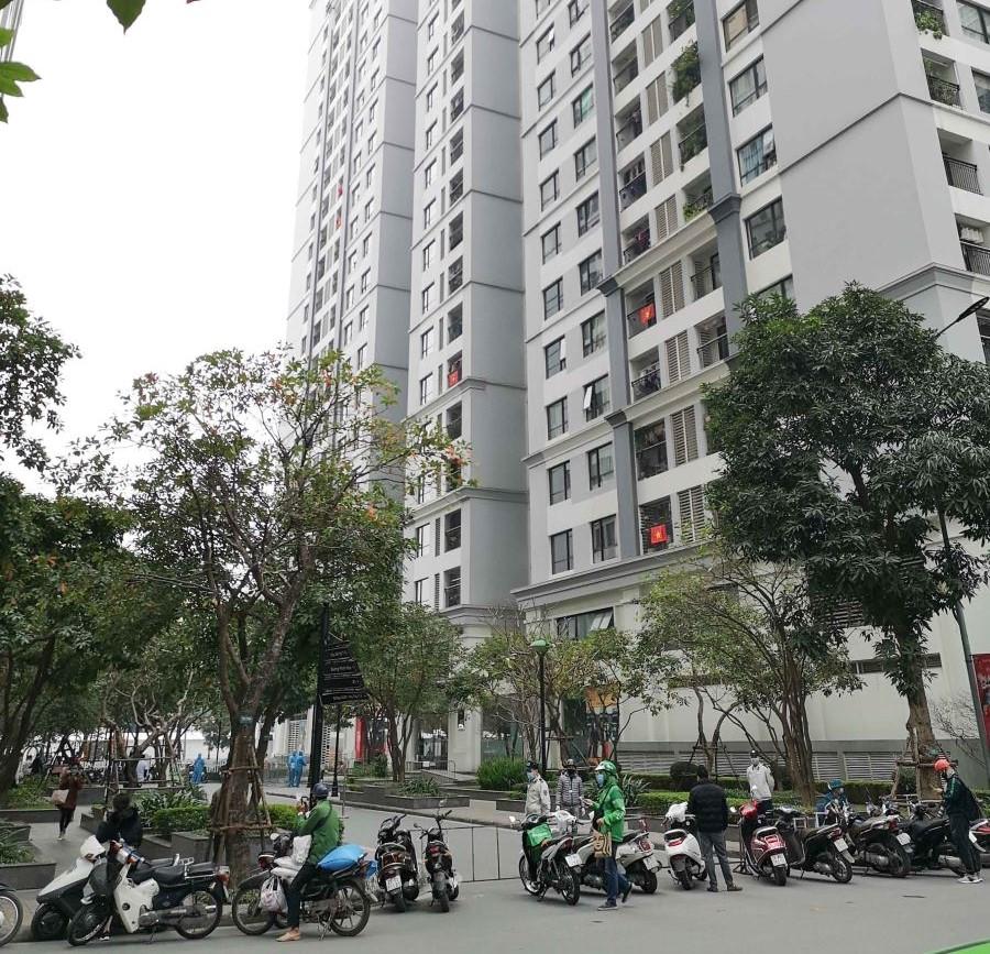 Phong tỏa Tòa nhà T6, khu đô thị Times City, quận Hai Bà Trưng