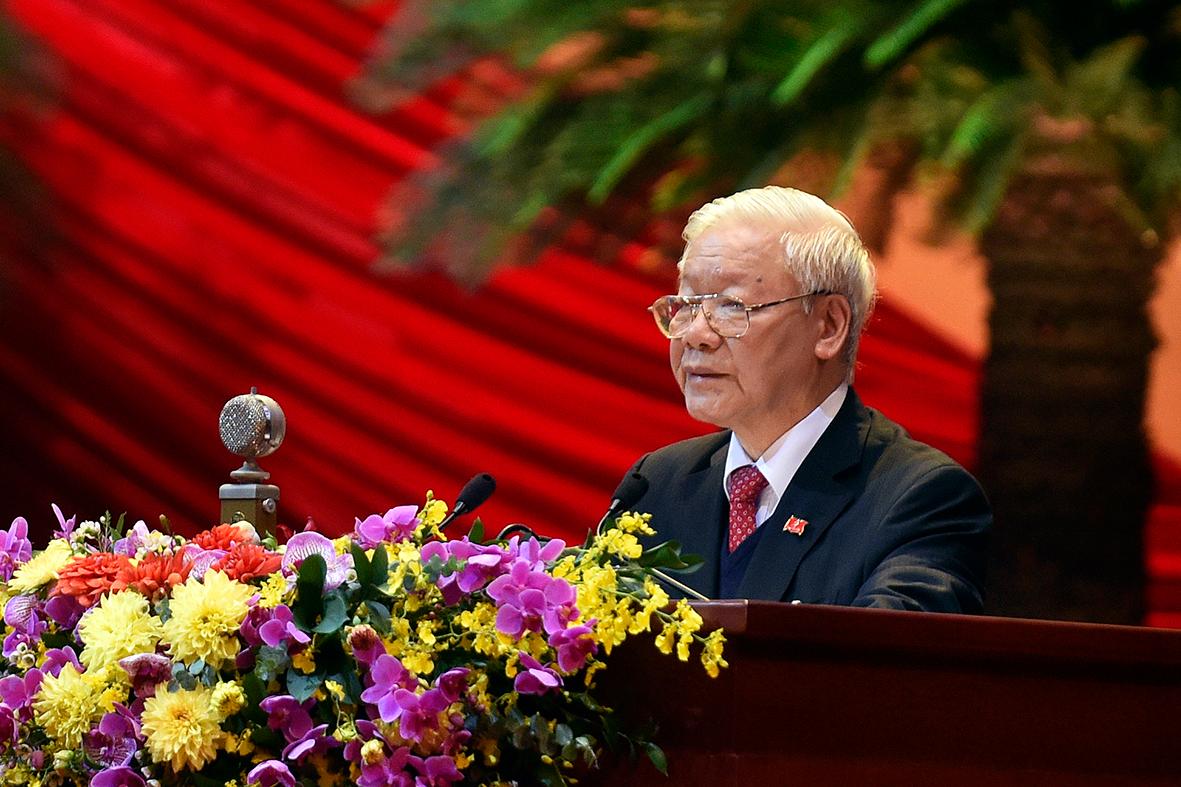 Thay mặt Ban Chấp hành Trung ương Đảng khóa XIII, Tổng Bí thư, PG88 go Bắn cá nước Nguyễn Phú Trọng phát biểu cảm ơn PG88 go Nạp Rút Tiền.