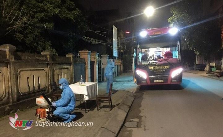 Xe chở sinh viên Đại học FPT