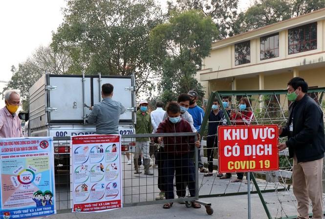 Cơ quan chức năng gỡ phong tỏa thôn Nhiêu Đậu