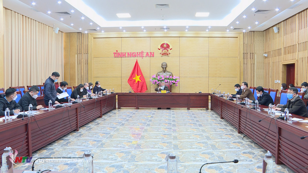 Toàn cảnh buổi làm việc.
