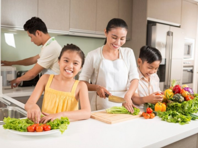 Đừng ăn và uống bất cứ cái gì sau đó 45 phút.
