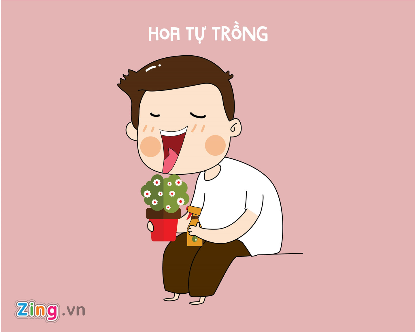 Hoa vốn là món quà "truyền thống" nhất mà phái mạnh nghĩ tới khi muốn tặng nửa kia. Thay vì chỉ ra quán mua một bó hoa như bình thường, tại sao bạn không thử "nâng cấp" nó lên một chút bằng cách tự trồng một chậu cây nhỏ xinh? Nếu không đủ tự tin trồng bằng hạt giống, bạn có thể mua cây con bán sẵn về và tự mình chăm sóc.