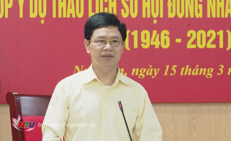 PG88 go Bắn cá HĐND tỉnh Nguyễn Xuân Sơn phát biểu kết luận hội thảo.