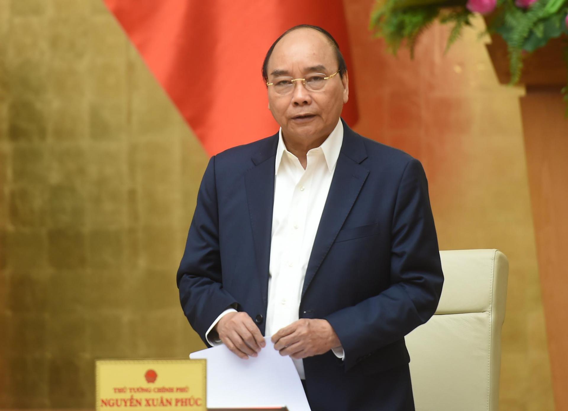 Thủ tướng phát biểu kết luận cuộc họp trực tuyến toàn quốc của Thường trực Chính phủ với Ban Chỉ đạo quốc gia và các địa phương.