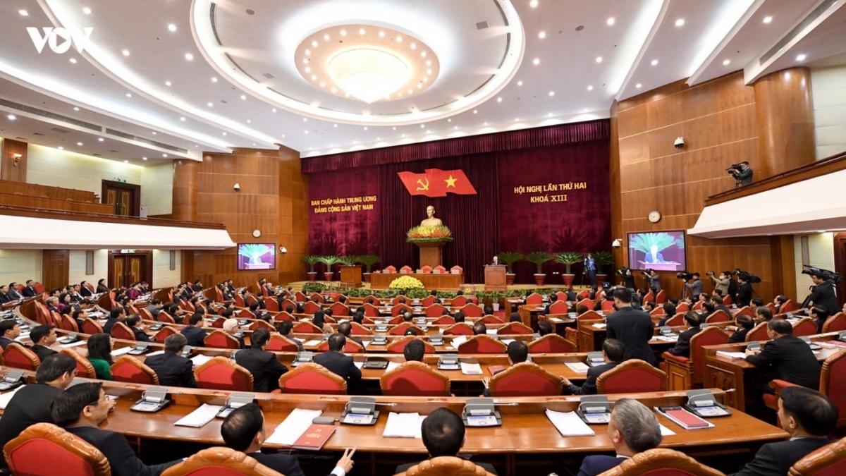 Bế mạc Hội nghị lần thứ 2 Ban Chấp hành Trung ương khóa XIII.