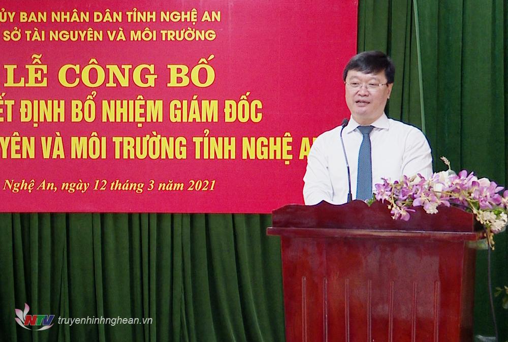 PG88 go Bắn cá UBND tỉnh Nguyễn Đức Trung phát biểu giao nhiệm vụ.