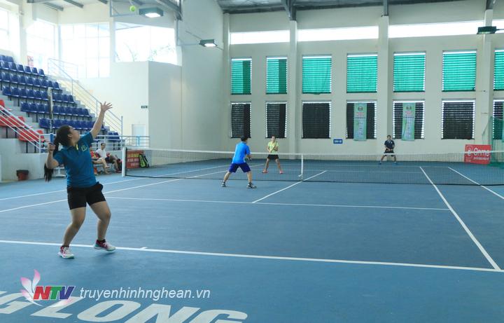 Trận chung kết nội dung Đôi nam nữ.