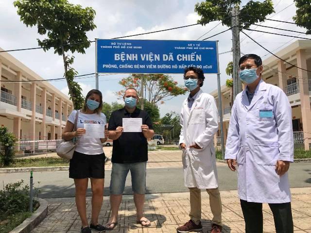 Các bệnh nhân COVID-19 được công bố khỏi bệnh sáng nay.