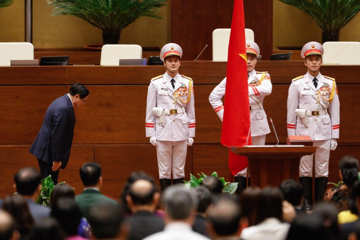 Thủ tướng Phạm Minh Chính tuyên thệ nhậm chức.