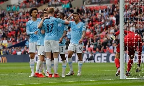 Man City tỏ ra quá mạnh so với Watford. 