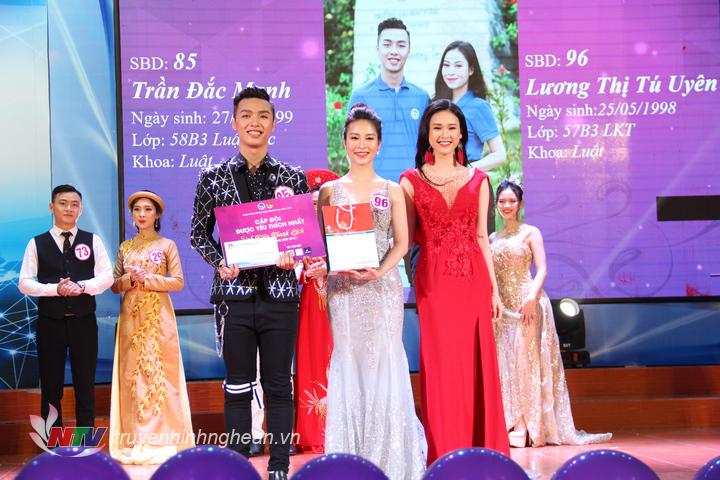 Cặp đôi được yêu thích nhất.