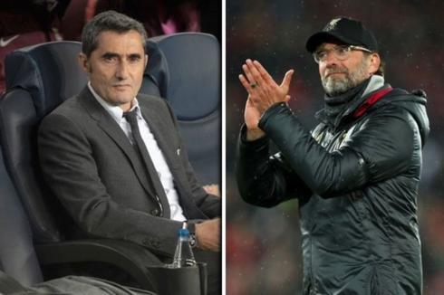 HLV Ernesto Valverde và HLV Jurgen Klopp sẽ có cuộc đấu trí cân não