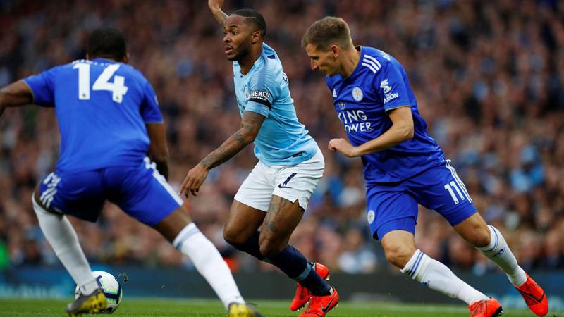 Man City có một trận đấu vất vả trước Leicester. 