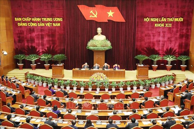 Toàn cảnh Hội nghị Trung ương 10.