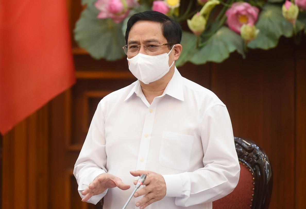 Thủ tướng Phạm Minh Chính phát biểu tại cuộc họp.