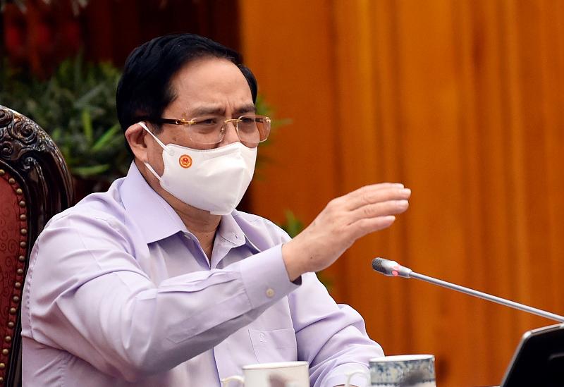 Thủ tướng Phạm Minh Chính phát biểu tại cuộc họp Thường trực Chính phủ chiều 10/5.