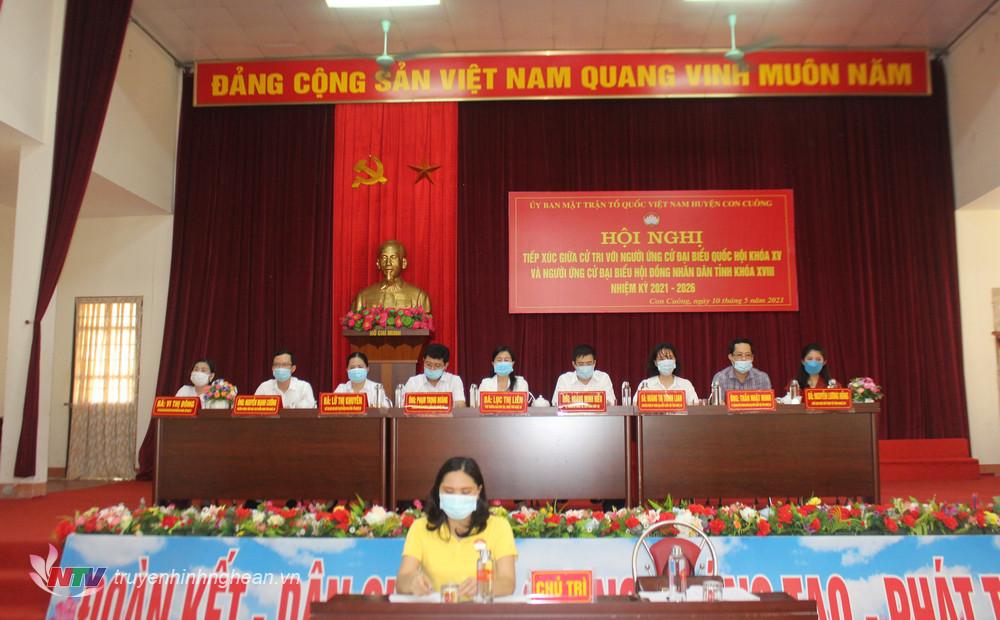 Các ứng cử viên đại biểu Quốc hội và đại biểu HĐND tỉnh nhiệm kỳ 2021- 2026.