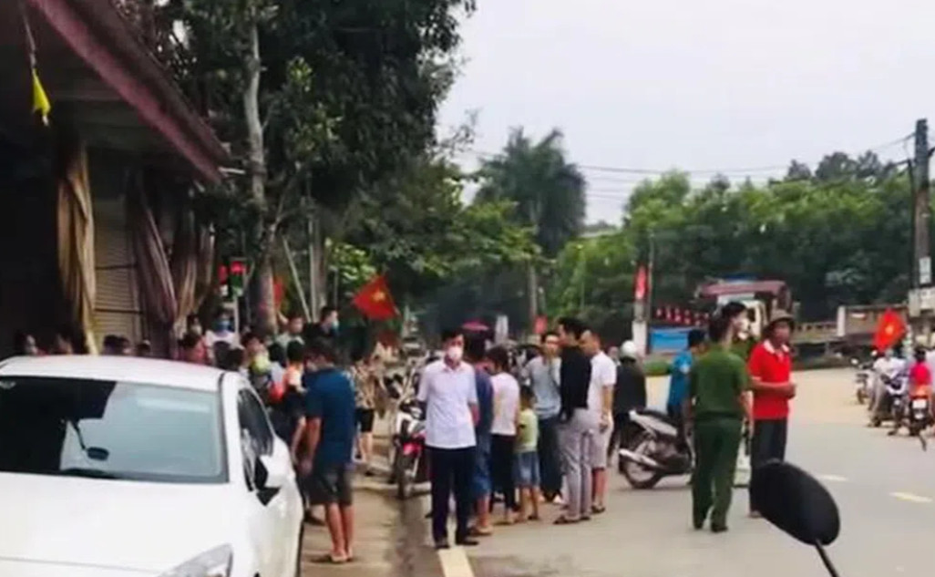 Lực lượng chức năng có mặt tại hiện trường.
